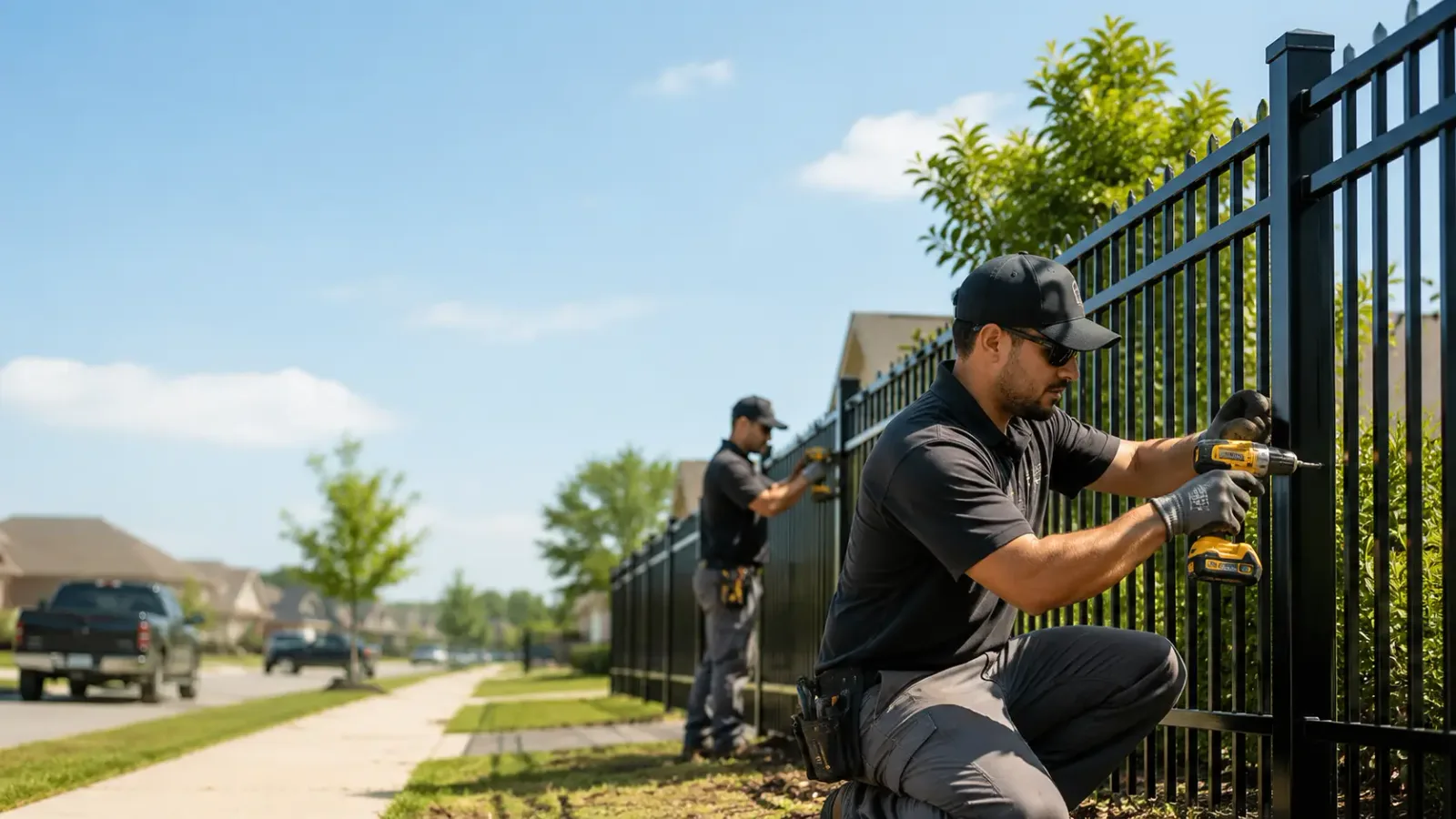 Metal Fence Installation in Irvine, PA